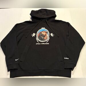 Nike LeBron Strive for Greatness Hoodie Black Men’s Sweatshirt Sz Med Pullover